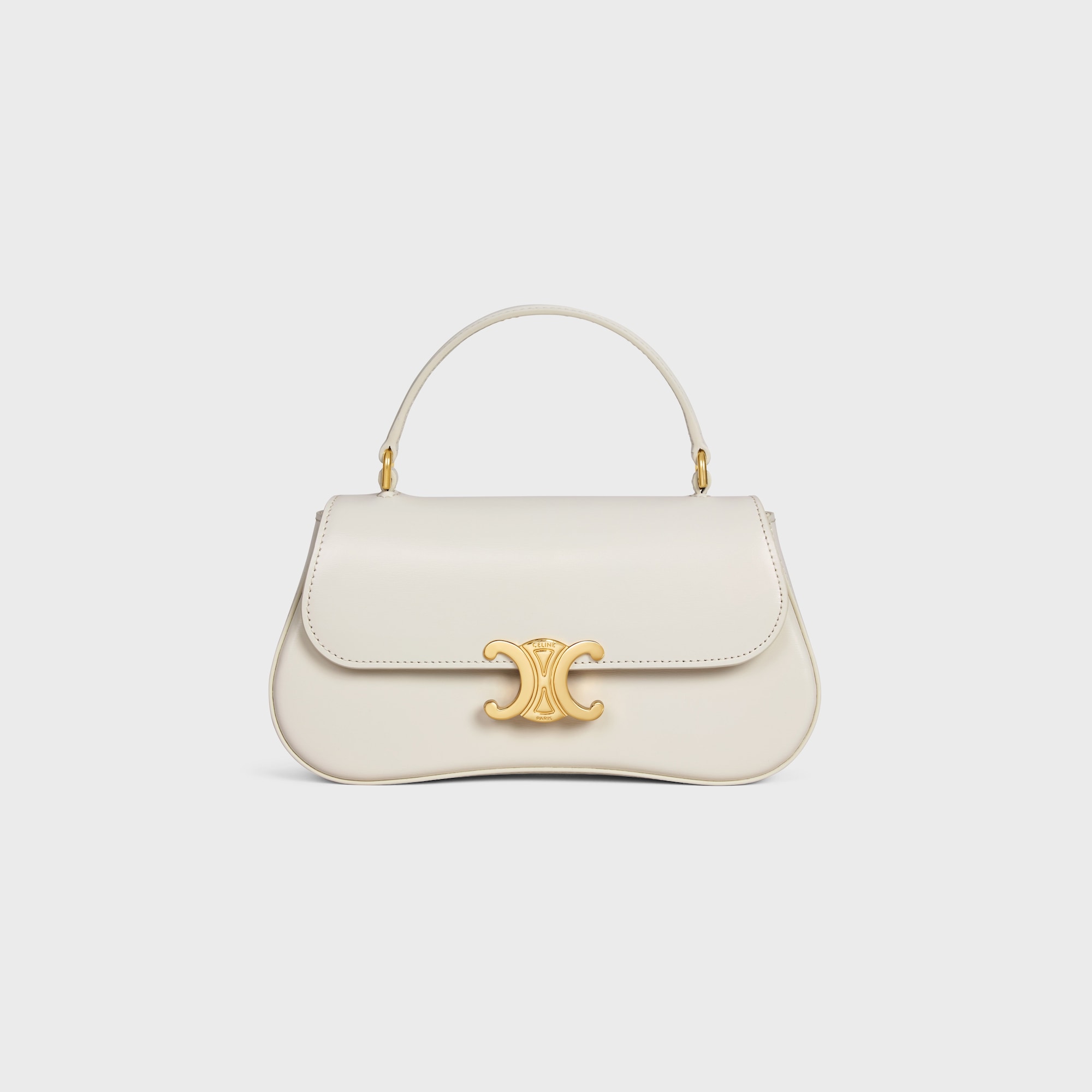 TEEN CELINE LOLA IN SHINY CALFSKIN WHITE COTTON - Image 1